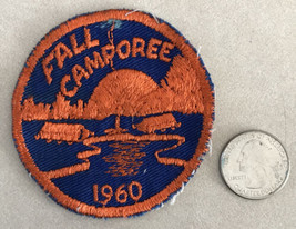 Vintage 1960 BSA Boy Scouts America Fall Camporee Embroidered Sew On Patch - £99.55 GBP