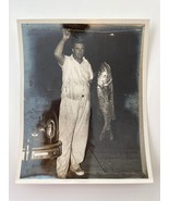 Vintage Fisherman Panama Canal Fish 8&quot; x 10&quot; Photograph Grouper 1950&#39;s - £18.85 GBP