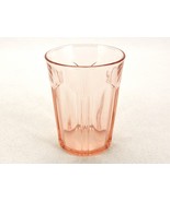 Anchor Hocking 9 Ounce Tumbler, Pink Glass, Colonial Pattern, Paneled, R... - £7.70 GBP
