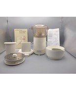 Vintage Sunbeam Oskar Food Processor 14081 w/ Attachments Chopper Grater... - $940.64 MXN