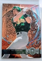 1996 Fleer Metal Mark McGwire Baseball Card TPTV - £98.36 GBP