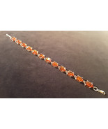Certified Baltic Natural Cognac Amber Gold Plated 925 Sterling Silver Br... - €250,10 EUR