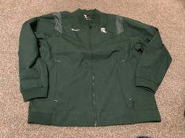 NWT men&#39;s 4XL michigan state spartans Nike shield full zip jacket NCAA FTBL MSU - £75.91 GBP
