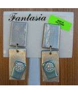 EARRINGS-By &quot;Fantasia&quot; ~ For Pierced Ears-Dangle~Made in California~Fun ... - $15.50