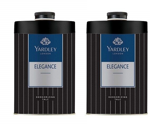 Yardley London - Elegance Deodorizing Talc for Men - 250 gm (Pack of 2) - $38.55