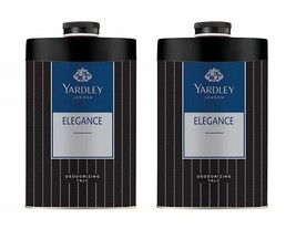 Yardley London - Elegance Deodorizing Talc for Men - 250 gm (Pack of 2) - £30.18 GBP