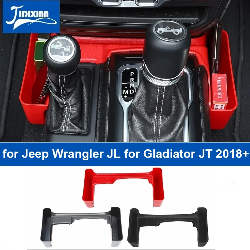 JIDIXIAN Stowing Tidying Car Gear Shifter Storage Box for Jeep Wrangler JL JLU - £24.51 GBP+