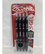 Sharpie S-Gel Black Blue Red Ink .7 Grip Retractable Gel Pen 4pk Ast COM... - $5.07