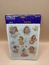 Vintage Hallmark Expressions Glitter Wings Fairies Super Stickers Sealed... - $14.85