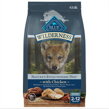 Wilderness High-Protein Natural Puppy Dry Food, Chicken , 4.5-lb. Bag - $28.97
