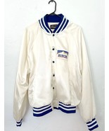 Vintage 1980’s Satin Anheuser Busch Beer Bomber Varsity Jacket Large USA... - $150.44 CAD