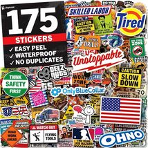 Funny Hard Hat Stickers for Men - 175pcs - Hard Hat Accessories for Men ... - $12.19