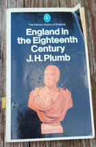 Paperback Book England In The Eighteenth Century J.H. Plumb Politics Religion - £7.98 GBP