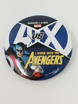 Button Avengers vs. X-Men I Stand with the Avengers - £7.53 GBP