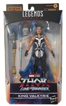 Thor: Love and Thunder Marvel Legends King Valkyrie 6-Inch Action Figure Hasbro - £12.39 GBP