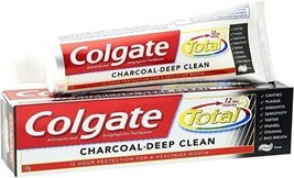 Colgate Total Charcoal Pasta de dientes de limpieza profunda 120 g - $13.32