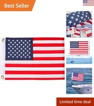Lightweight Patriotic Flag with Double Seam Stitching - Versatile Decor ... - $9.30
