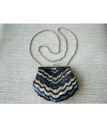 Pre-Loved Pacific Express Multi-Colored, Beaded, Sequined Convertible Clutch Bag - $15.00