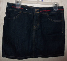 New Womens / Juniors Tommy Hilfiger Tommy Jeans Dark Blue J EAN Skirt Size 7 - £19.81 GBP