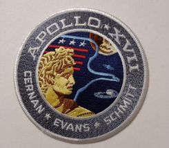Vintage NASA Apollo XVII, 1972,  Sew On Patch, Cernan, Evans, Schmitt - $7.92