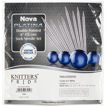 Knitter&#39;s Pride-Nova Platina Double Pointed Needles Set 6&quot;-Socks Kit - £33.60 GBP