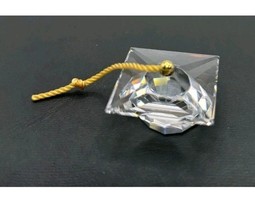 Swarovski Graduation Cap Hat with Tassle Crystal Figurine 1&quot; Vtg Retired  - €36,80 EUR