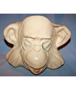 Rare Unmarked McCoy Cope White Monkey Planter-4 1/2 inches tall - €215,62 EUR