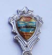 Collector Souvenir Spoon Canada Ontario Thunder Bay Sleeping Giant Mesa Emblem - £3.92 GBP