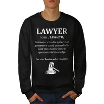 Wellcoda Lawyer Dictionary Mens Sweatshirt, Definition Casual Pullover Jumper - £23.86 GBP+