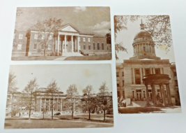 1940&#39;s University of NY, First National Bank of Cortland Postcard 3 Vintage RPPC - £7.86 GBP