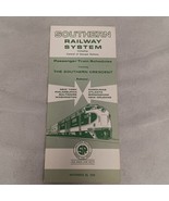 Southern Railway System Passenger Timetable 1970 Includes Central of Geo... - $8.95