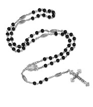 Catholic Beads Rosary Virgin Mary Rosary Necklace - $44.03
