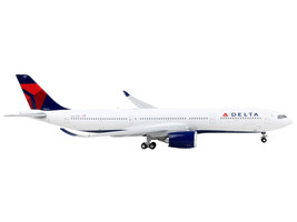 Airbus A330-900 Commercial Aircraft Delta Air Lines White w Blue Tail 1/400 Diec - £49.45 GBP