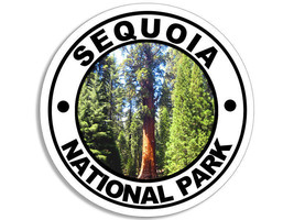 Sequoia National Park 4&quot; Helmet Car Bumper Sticker Decal Made In Usa - £13.46 GBP