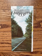 1982 Official Mississippi State Highway Transportation Travel Road Map - £7.42 GBP