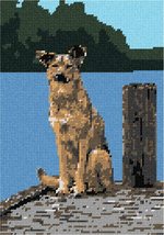 Pepita Needlepoint kit: Dog Posing, 7&quot; x 10&quot; - £39.86 GBP+