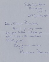 Raymond francis sherlock holmes 1950s hand signed letter 149307 p thumb200