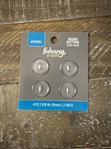Fabany By Joann Buttons 4 Pieces 5/8” - $11.76