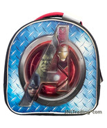 Avengers Single Compartment Insulated Lunch Bag Cpt America-Hulk-Iron Ma... - £23.46 GBP