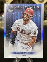 2022 Topps Chrome Star Of MLB #SMLBC15 Bryce Harper Philadelphia Phillies ⚾ - £0.66 GBP