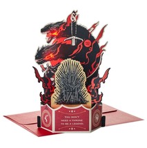 Hallmark Incredible Game of Thrones Legend 3D Pop-Up Musical Card With L... - £18.39 GBP