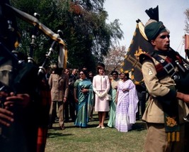 First Lady Jacqueline Kennedy listens to bagpipes in Pakistan New 8x10 Photo - £7.02 GBP