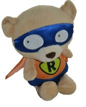 GANZ Noble Heroes Responsibility Teddy Bear Plush Stuffed Animal Toy 10&quot; Cape  - $13.54