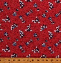Cotton Mickey Minnie Patriotic Disney Kids Cotton Fabric Print by Yard D188.08 - £8.61 GBP