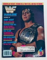 WWF World Wrestling Federation Magazine November 1991 Bret Hart, Ric Flair - £14.22 GBP