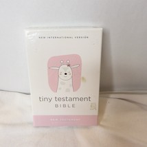 NIV, Tiny Testament Bible, New Testament, Leathersoft, Pink Comfort Print - $15.85