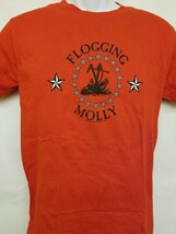 FLOGGING MOLLY - VINTAGE ORIGINAL STORE / TOUR STOCK 2003 UNWORN LARGE T... - $25.00