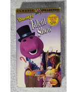 Barney&#39;s Talent Show (VHS 1996) Lyons Group Sing Along HTF WHITE TAPE FR... - $17.52 CAD