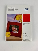 Sealed HP Premium Plus Photo Paper 60 Sheets High Gloss 4x6 New - £3.15 GBP