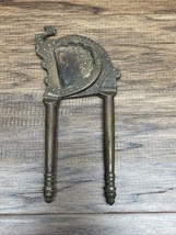 Antique Brass Betel Nuts Cutter Hand Crafted Engraved CV JD - $365.87 MXN